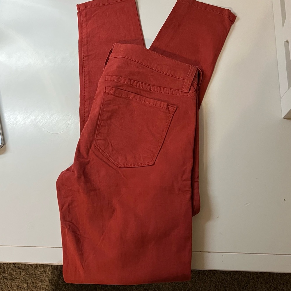 Burgundy Red Klique B Skinny Jeans